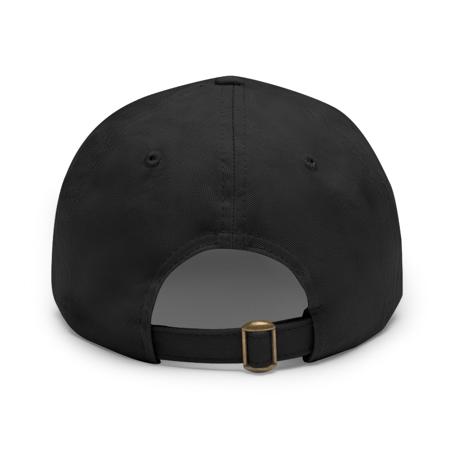 Forever Fishing Leather Patch Dad Hat - Black Logo