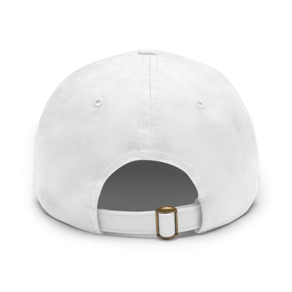 Forever Fishing Leather Patch Dad Hat - White Logo