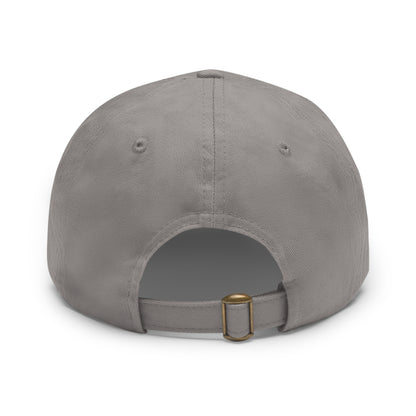 Forever Fishing Leather Patch Dad Hat - White Logo