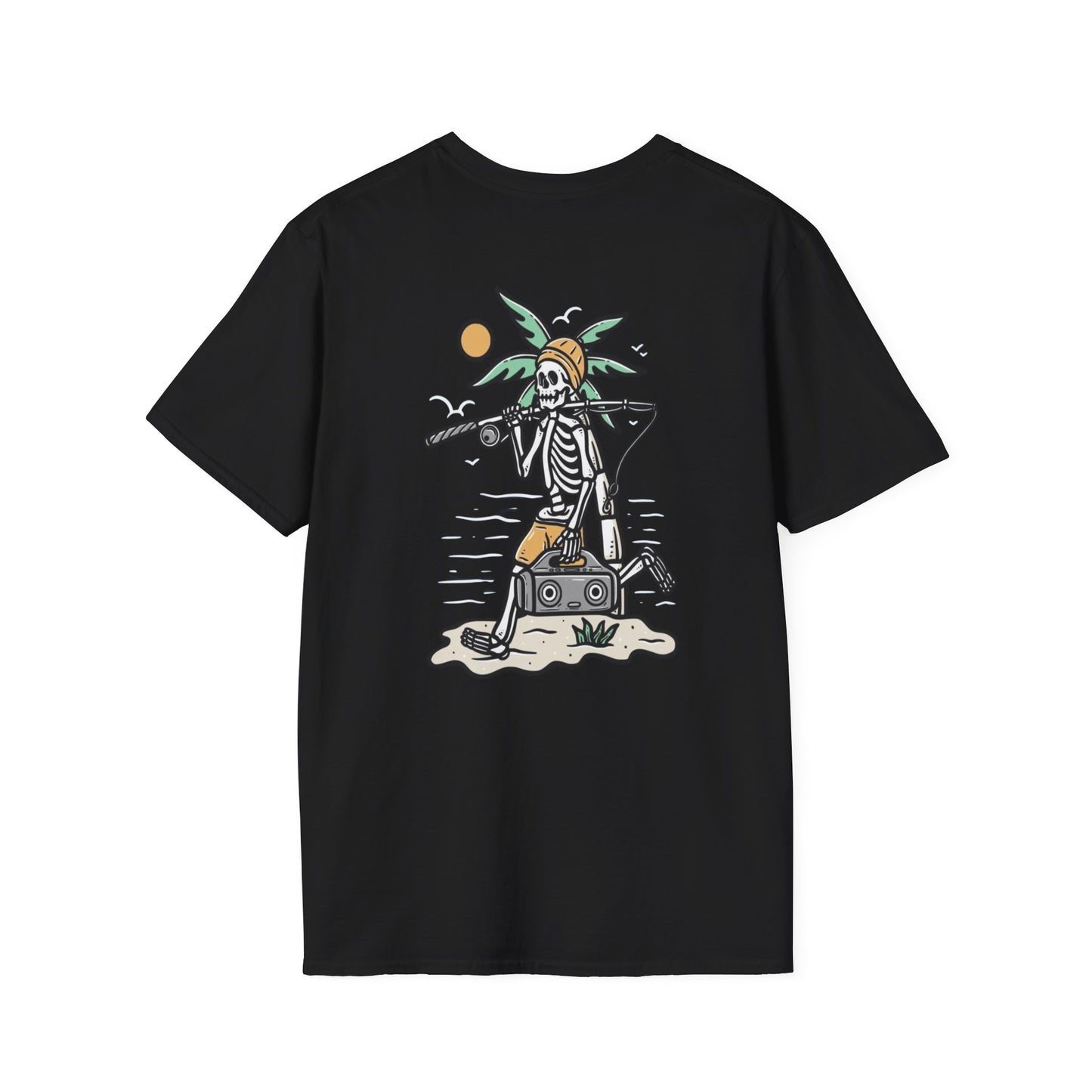 Fisherman Skull T-Shirt