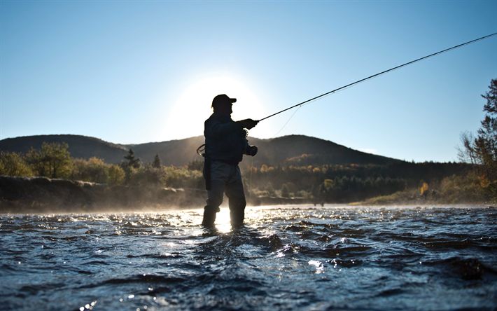 MAN FISHING
